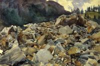 Sargent, John Singer - Purtud, Alpine Scene and Boulders